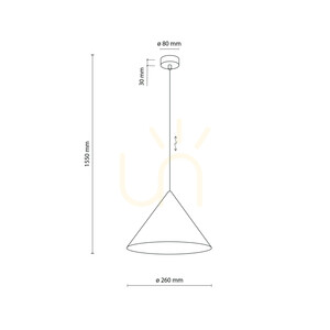 Cono M Lachsfarbene Pendelleuchte 1 Xe27 small 7