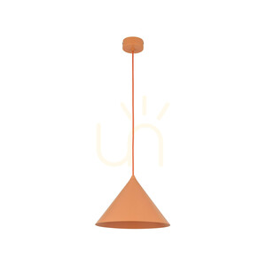 Cono M Lachsfarbene Pendelleuchte 1 Xe27 small 0