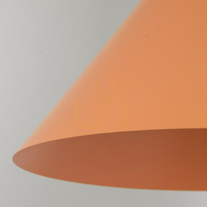 Cono L Lachsfarbene Pendelleuchte 1 Xe27 small 3