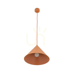 Cono L Lachsfarbene Pendelleuchte 1 Xe27 small 8