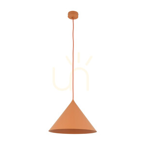 Cono L Lachsfarbene Pendelleuchte 1 Xe27 small 0