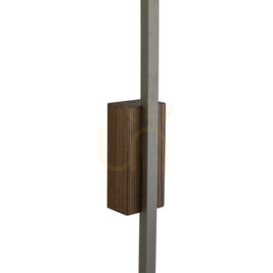 Flash Neue Wandleuchte aus braunem Holz, L 1 LED small 2