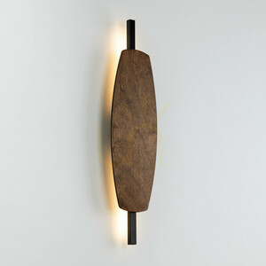 Mareva M LED-Wandleuchte in Walnuss small 5