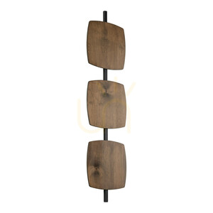 Selva L LED-Wandleuchte aus Walnussholz small 0
