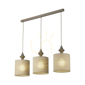 Amura New Brown Pendelleuchte 3 Xe27 small 4