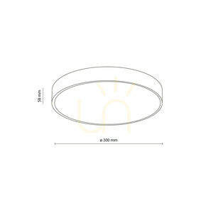 Velis Brown 24 W LED-Deckenleuchte IP54 small 9