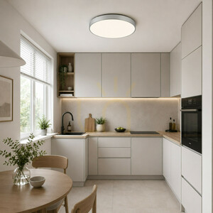 Velis Chrome 40 W LED-Deckenleuchte IP54 small 1