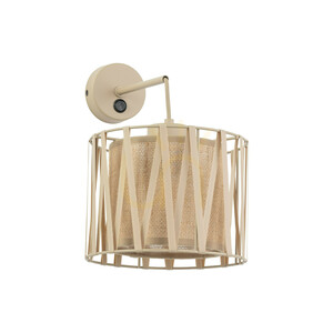 Harmony Sabia Jute-Wandleuchte 1 Xe27 small 0