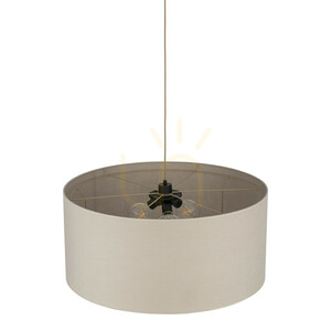 Largo Linen Pendelleuchte 3 Xe27 small 3