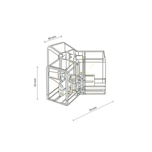 Y-Verbinder für Waben small 3