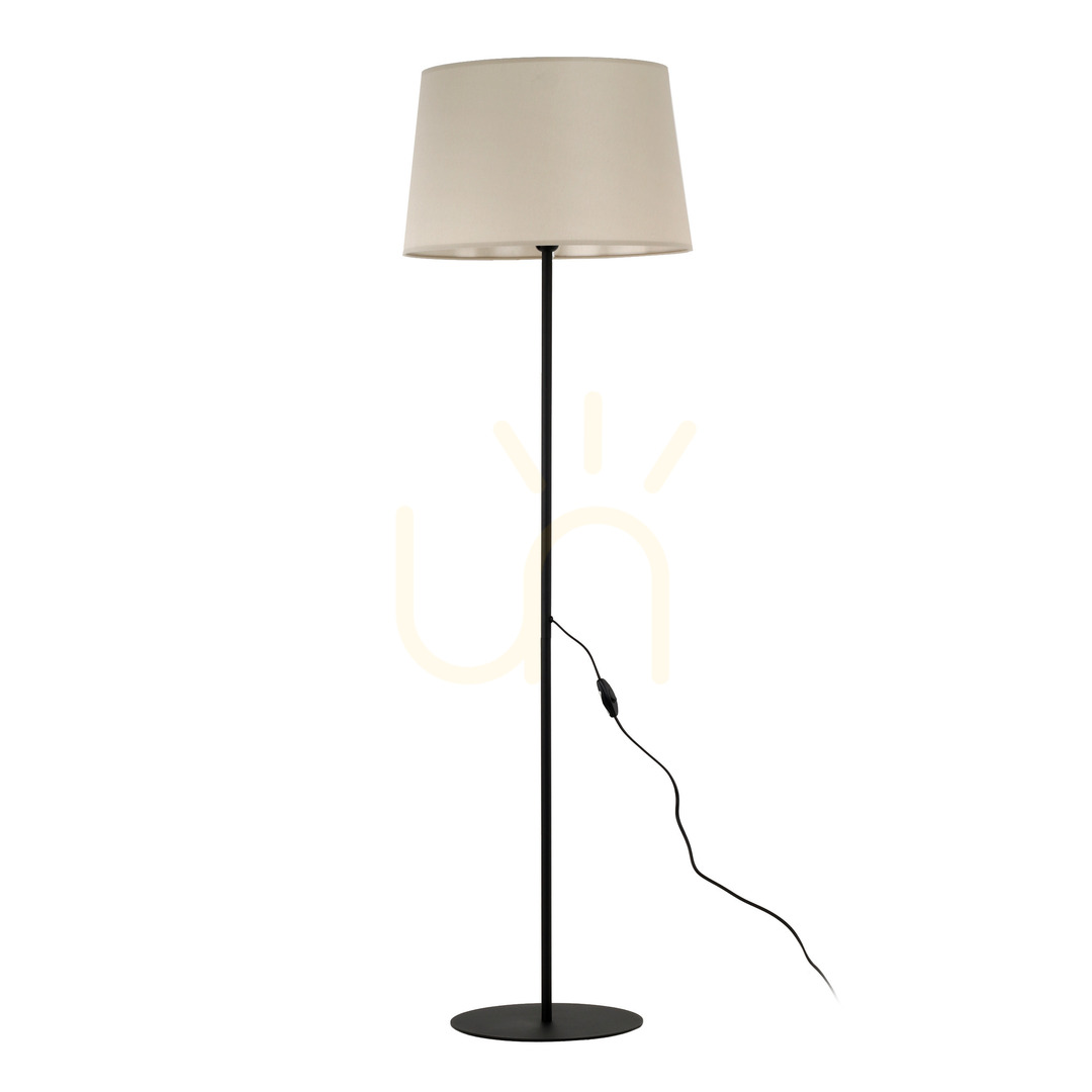 Stehlampe „Maja Beige“, 1 Leuchtmittel