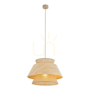 Kalum Holz-Pendelleuchte 1 Xe27 small 4