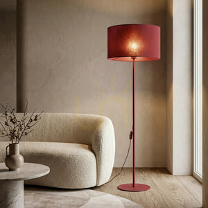 Dalum Burgund Stehlampe 1x E27 small 1