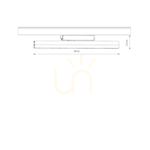 Prüfen PROFILE LINE LED 20 W 12398 Schienenleuchte von Nowodvorski
