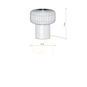 TIKA 11979 Tischlampe von Nowodvorski small 6