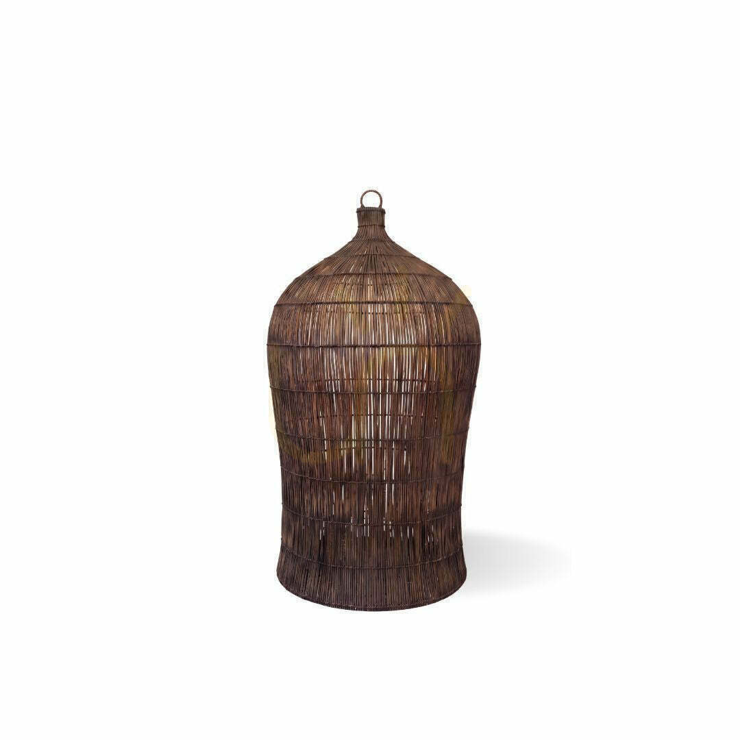 Prüfen Pendelleuchte BAZAR BIZAR Woven Bell Bambus Dunkles Nussbaumholz M Pendelleuchte BAZAR BIZAR Woven Bell Bambus Dunkles Nussbaumholz M
