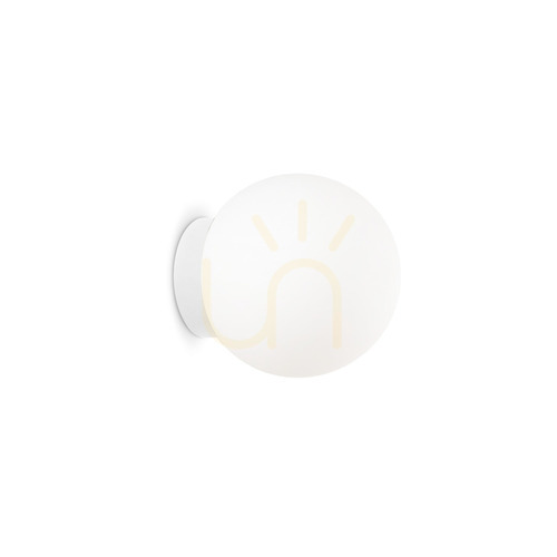 Prüfen Wandleuchte Ideallux MAPA BIANCO AP1 D10 weiß Glas G9 310787