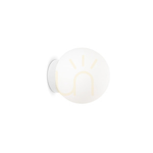 Wandleuchte Ideallux MAPA BIANCO AP1 D10 weiß Glas G9 310787 0 Wandleuchte Ideallux MAPA BIANCO AP1 D10 weiß Glas G9 310787 small 0