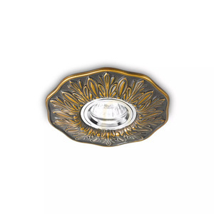 Einbauleuchte Ideallux POLKA 115580 champagner GU10 Ø14 cm Aluminium Metall 1 Einbauleuchte Ideallux POLKA 115580 champagner GU10 Ø14 cm Aluminium Metall small 1