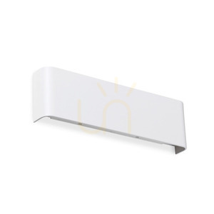 Wandleuchte Ideallux Delta AP D030 LED 10W 3000K weiß rund 30 cm 345154