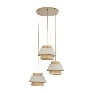 Kalum Len Pendelleuchte 3 Xe27 Circle small 7