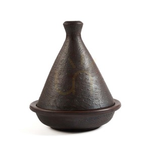 Tontopf-Tajine BAZAR BIZAR Ethnic Cone 21×21×24 cm Terrakotta small 5