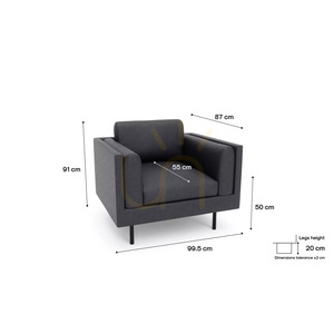 CHELSEA Sessel – Gray City Sofa small 4