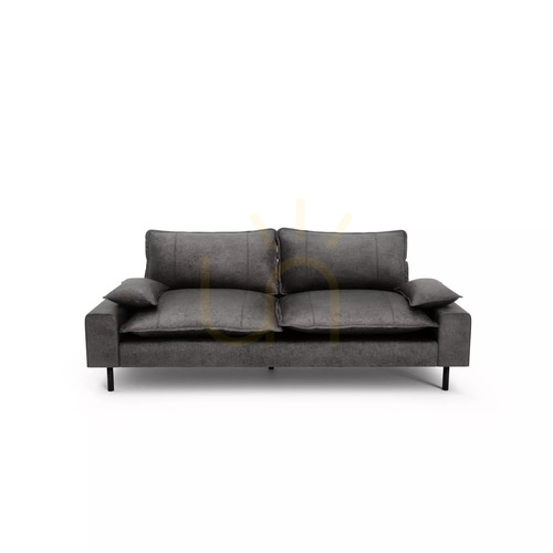 Prüfen AVENTINE Zweisitzer-Sofa – Farbe: Graphit von City Sofa