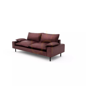 AVENTINE Zweisitzer-Sofa – Burgundy City Sofa small 3