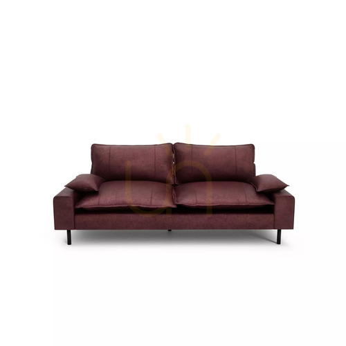 Prüfen AVENTINE Zweisitzer-Sofa – Burgundy City Sofa