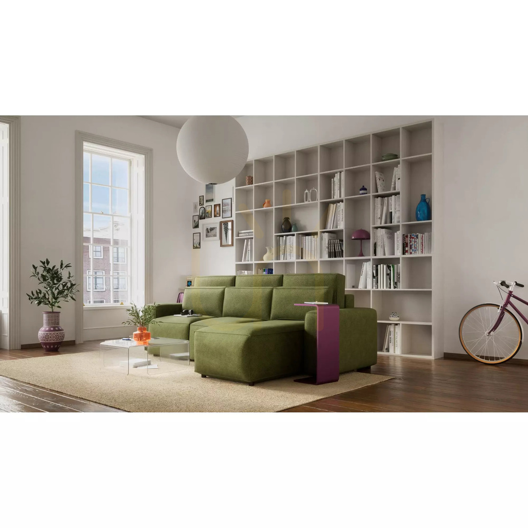 Vorschau JORDAAN Universal-Eck-Schlafsofa – Farbe: Khaki von City Sofa JORDAAN Universal-Eck-Schlafsofa – Farbe: Khaki von City Sofa