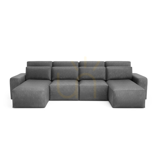 Prüfen JORDAAN Eck-Schlafsofa – U-förmig – Gray City Sofa