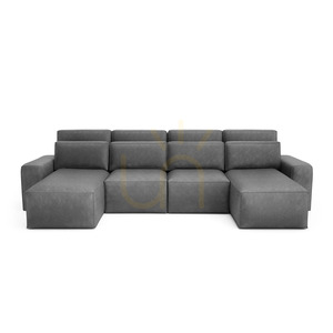 JORDAAN Eck-Schlafsofa – U-förmig – Gray City Sofa small 0