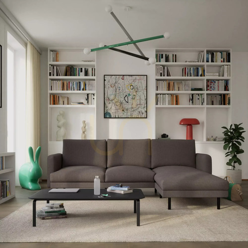 Prüfen BRERA 4-Sitzer-Ecksofa (rechts) – Farbe Taupe von City Sofa