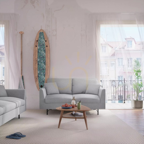 Prüfen ALFAMA Zweisitzer-Sofa – City Sofa Grau