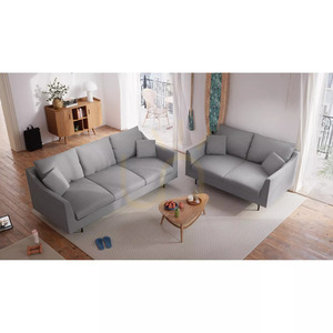 ALFAMA Zweisitzer-Sofa – City Sofa Grau small 5