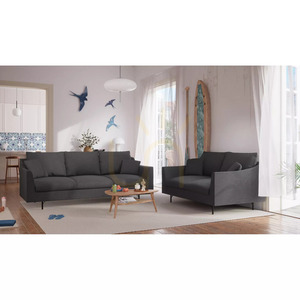 ALFAMA Dreisitzer-Sofa – City-Sofa in Dunkelgrau small 6