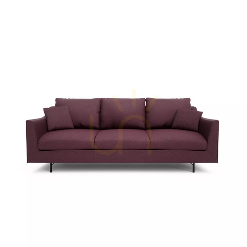 Prüfen ALFAMA Dreisitzer-Sofa – Burgundy City Sofa