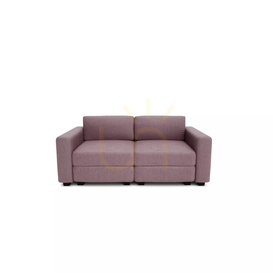 Modulárna dvojmiestna pohovka GRACIA – tlmená ružová, City Sofa