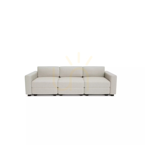 Prüfen GRACIA 3-Sitzer-Modulsofa – Creme-Beige City Sofa