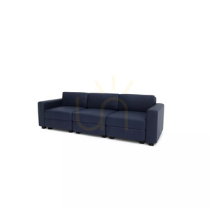 GRACIA 3-Sitzer-Modulsofa – Dunkelblaues City-Sofa small 3