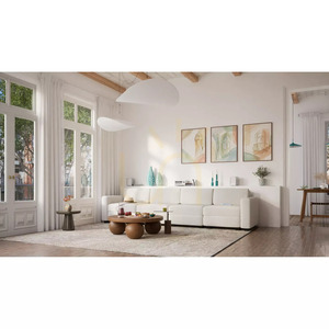 GRACIA 4-Sitzer-Modulsofa – Creme-Beige City Sofa small 6