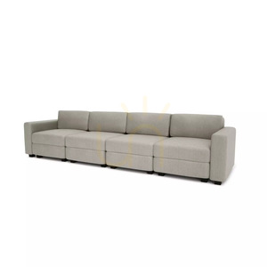 GRACIA 4-Sitzer-Modulsofa – Beige- und Grau-City-Sofa small 3
