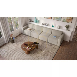 GRACIA 4-Sitzer-Modulsofa – Beige- und Grau-City-Sofa small 5