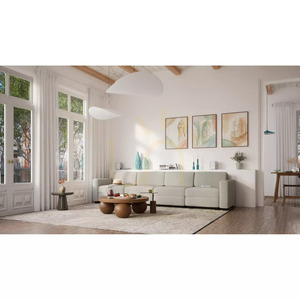 GRACIA 4-Sitzer-Modulsofa – Beige- und Grau-City-Sofa small 6