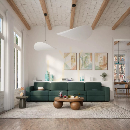 Prüfen GRACIA 4-Sitzer-Modulsofa – Green City Sofa