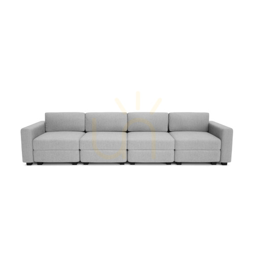 Prüfen GRACIA 4-Sitzer-Modulsofa – „Gray City“-Sofa