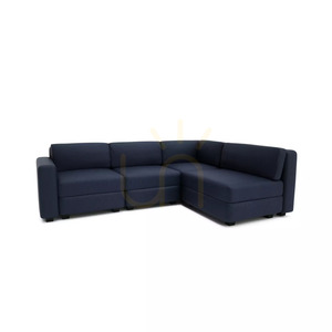 GRACIA 4-Sitzer-Ecksofa – City-Sofa in Dunkelblau small 2