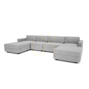 GRACIA Modulares Sofa – U-förmig, 180 x 340 x 180 cm – City Sofa Grau small 3