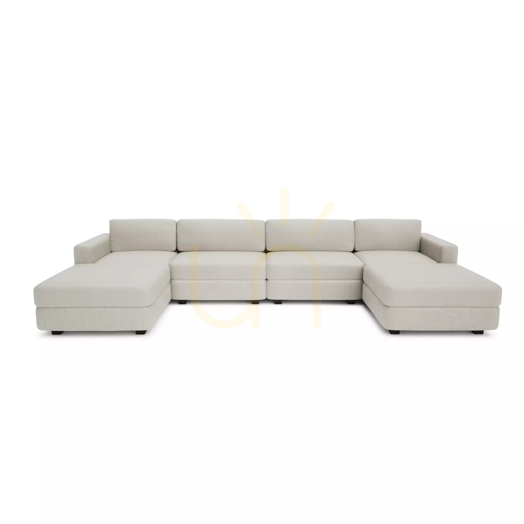 GRACIA Modulares Sofa – U-förmig, 180 x 360 x 180 cm – creme-beiges City-Sofa